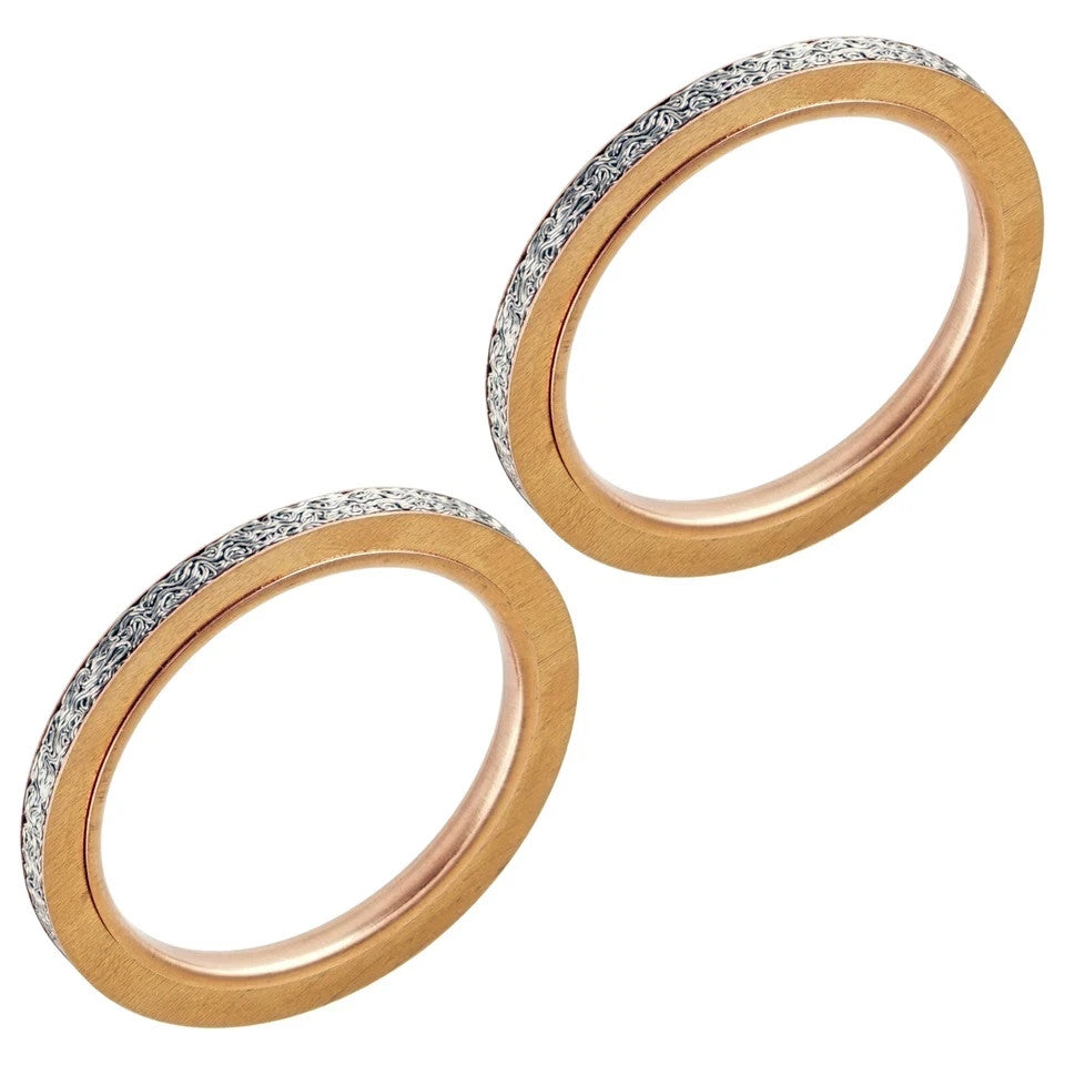 2 Exhaust Muffler Pipe Head Gasket For Yamaha Road Star 1600 XV1600 2000 - 2003