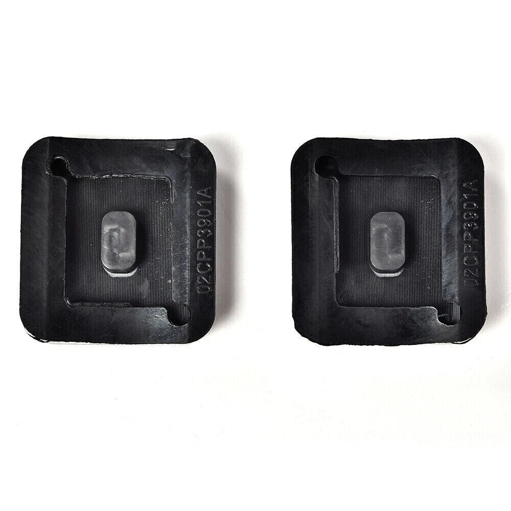 2Pcs Brake And Clutch Pedal Pad Kit Fit For Jeep Wrangler YJ TJ Cherokee XJ-Blac