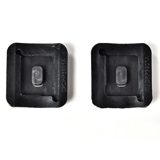 2Pcs Brake And Clutch Pedal Pad Kit Fit For Jeep Wrangler YJ TJ Cherokee XJ-Blac