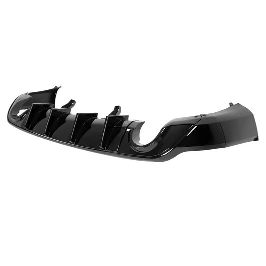 For 2011-2025 Dodge Durango Rear Bumper Lip Diffuser Dual Exhaust Glossy Black