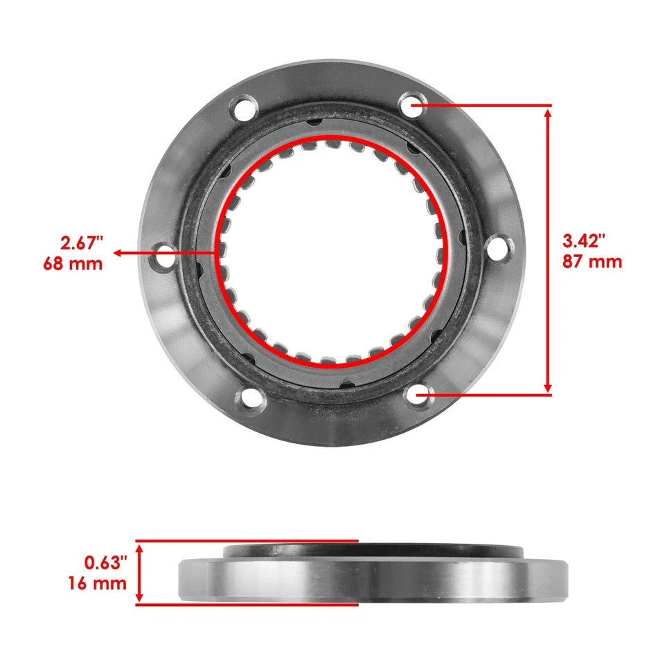 for Arctic Cat 650 H1 4X4 FIS TRV 2005-2008 Starter Clutch One Way Bearing Sprag