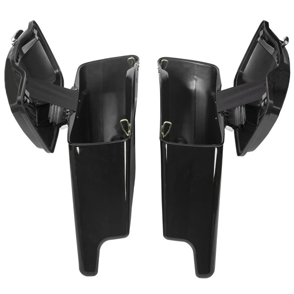 5" Stretched Extended Saddle Bags For Harley Davidson Touring Road Glide 93-13
