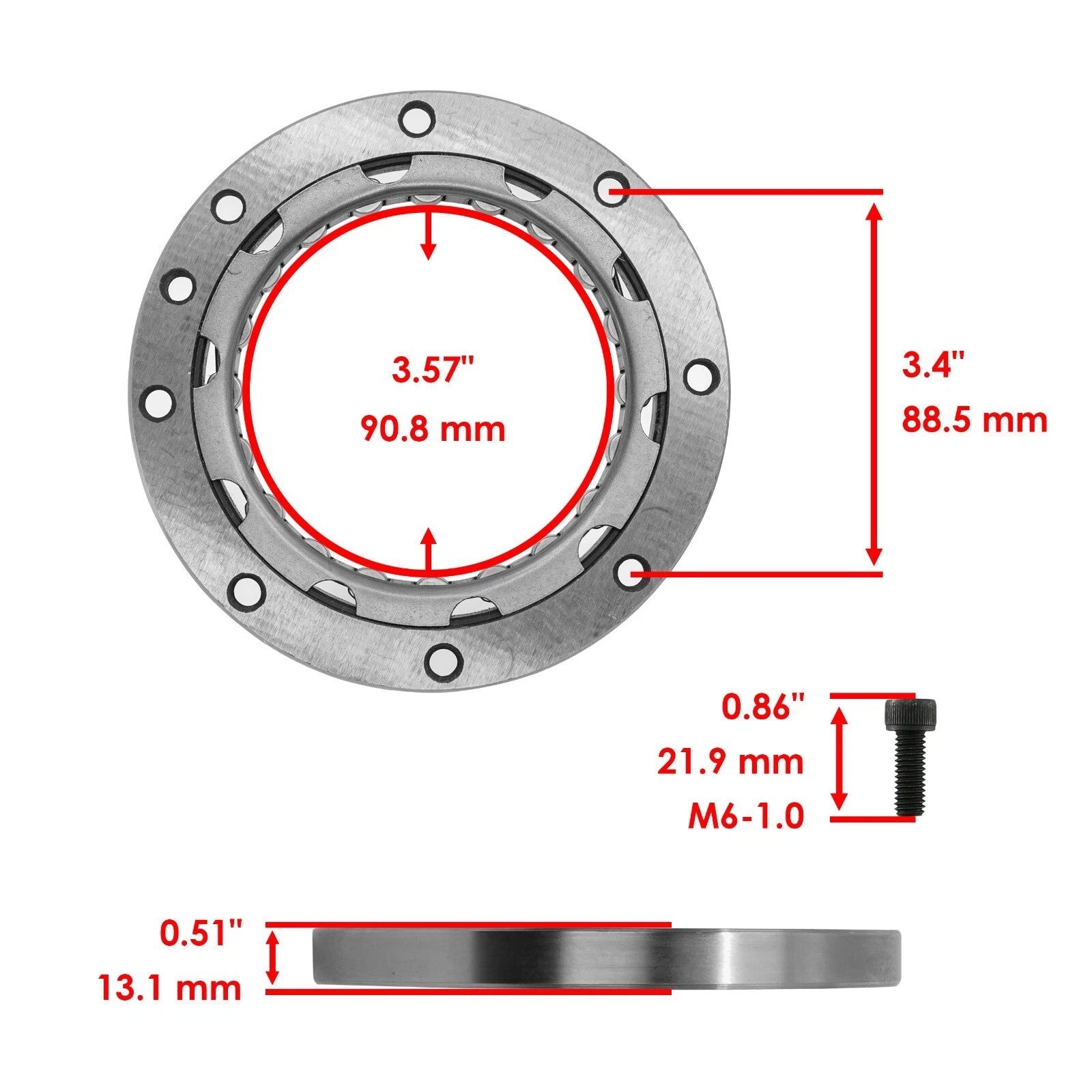 for Yamaha 99999-03908-00 5EL-15590-00-00 Starter Clutch One Way Bearing Sprag