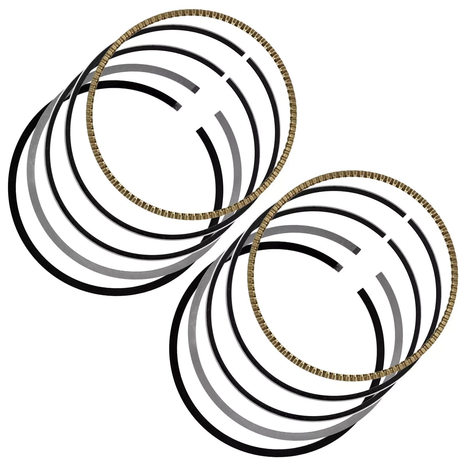 Caltric Piston Rings For Polaris RZR XP 4 1000 EPS 2014-2018 SidexSide