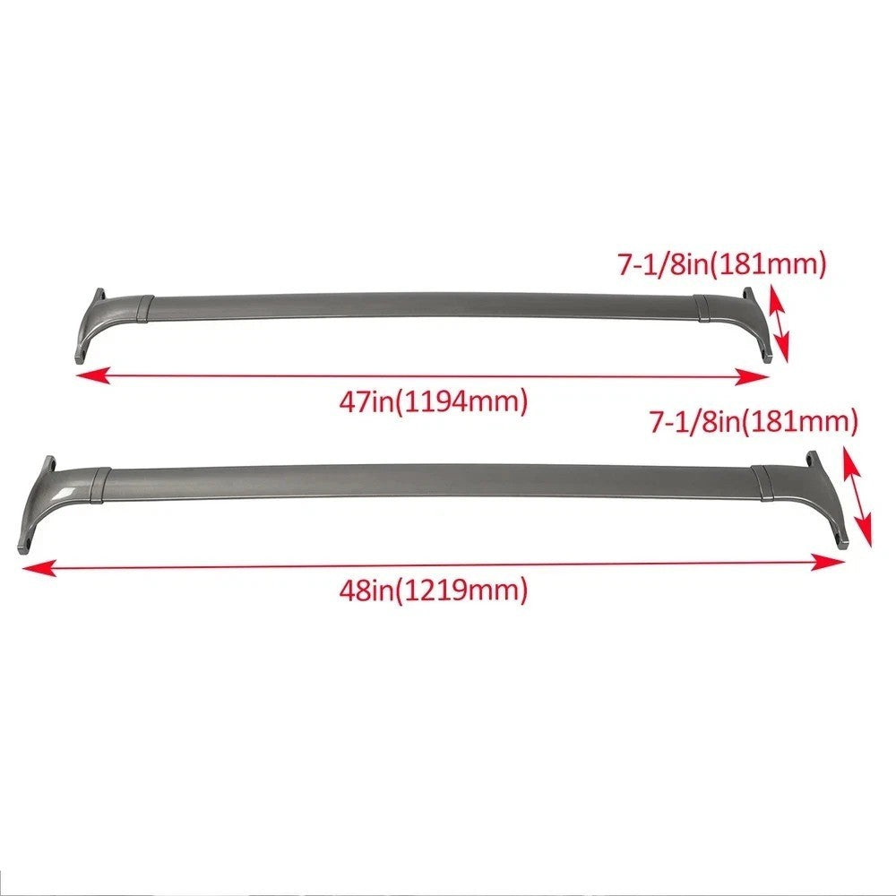 2PCS Roof Rack Rail Cross bar luggage carrier For Infiniti QX56 QX80 2011-2022