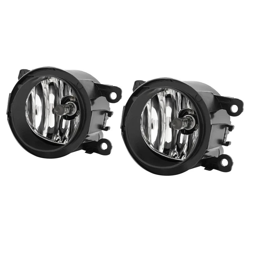 HECASA LH&RH Side Fog Lights Bumper Lamps Harness Switch Kit For Ford Edge 15-18