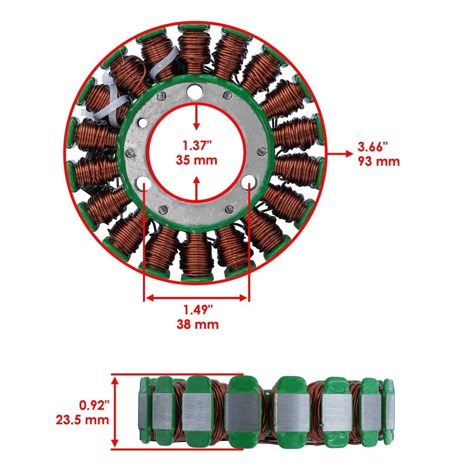 Stator & Gasket for Suzuki GS550 GS550E 1977 1978 1979 1980, GS550L 1979