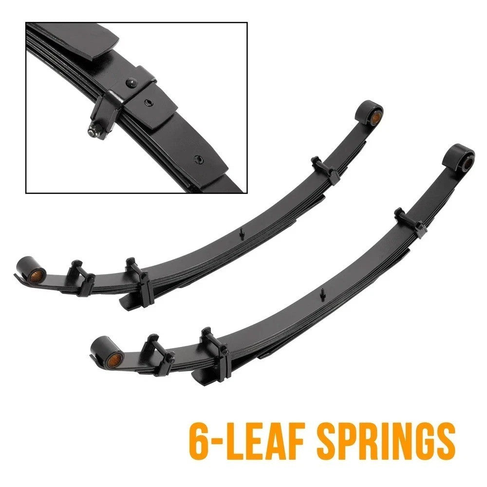 2Pcs For Toyota Pickup/4Runner/Hilux 4WD 1979-1989 Rear Leaf Springs Steel New