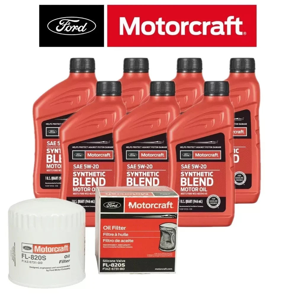 Motorcraft 5W-20 Oil Change Kit For 2000-2015 Ford Super Duty 5.4L/6.2L/6.8L