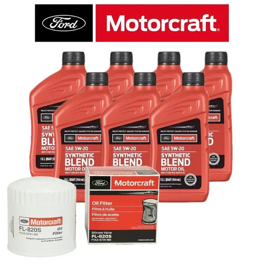 Motorcraft 5W-20 Oil Change Kit For 2000-2015 Ford Super Duty 5.4L/6.2L/6.8L