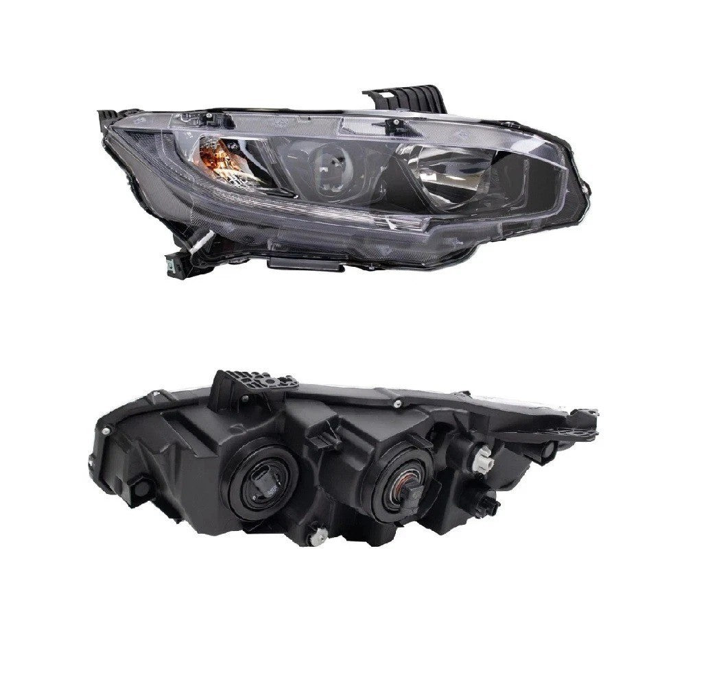 Right Headlight Assembly Passenger Side For 2019-2021 Honda Civic HO2503192