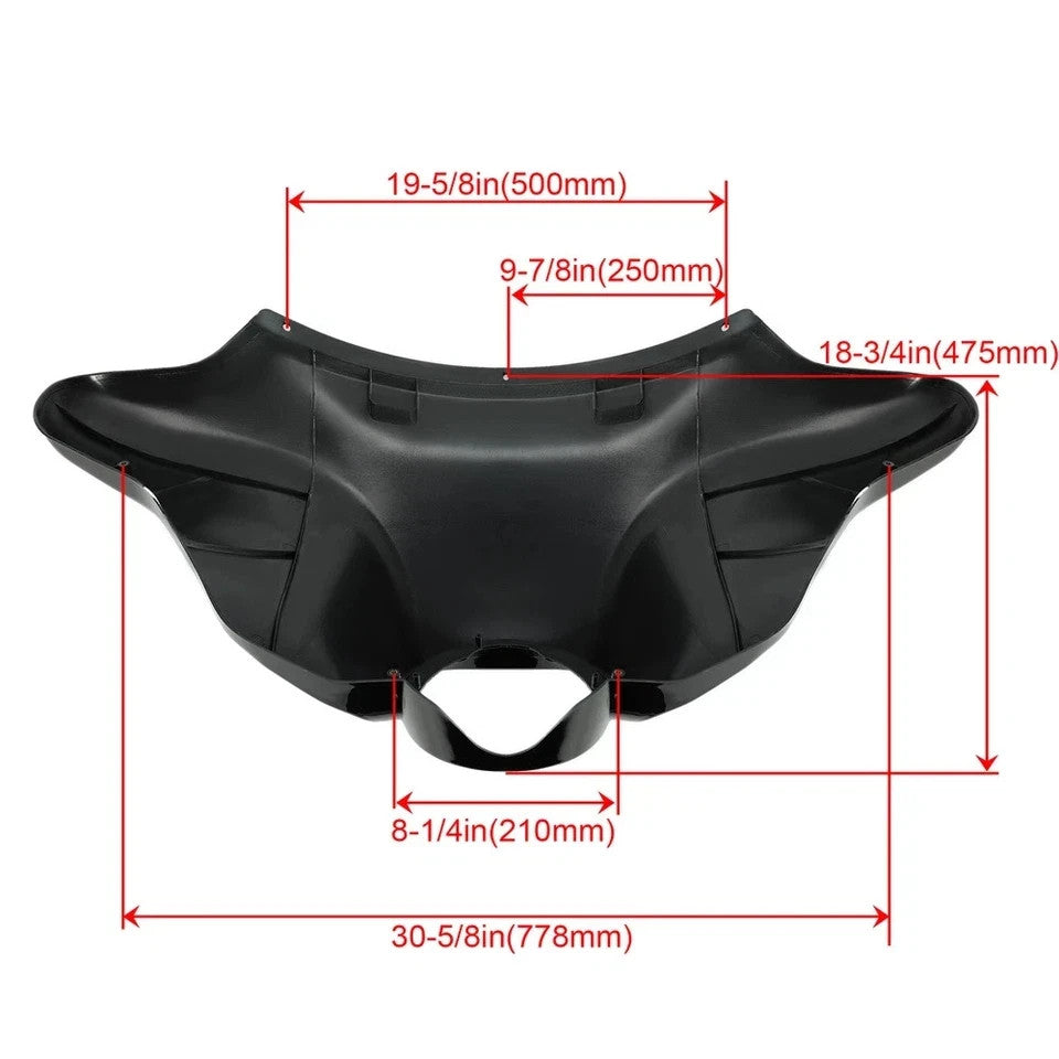Front Outer Batwing Fairing For Harley Davidson Electra Street Glide 1996-2013