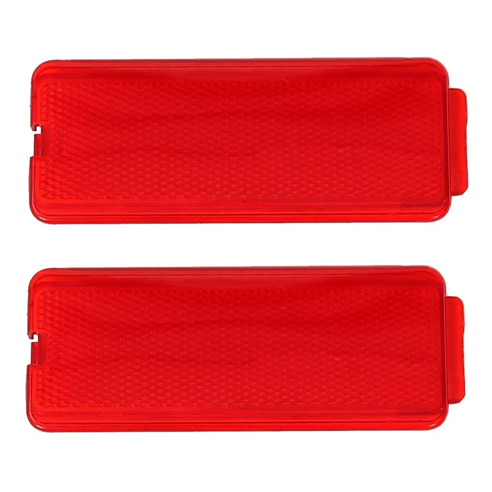 2Pcs Inside Door Reflector Light Lens Fit For 1999-2007 Ford F250 F350 F450 F550