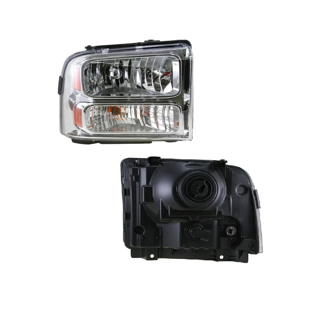 Headlight Assembly Set Fits 05 Excursion 04-07 F-250 Super Duty F-350 Super Duty