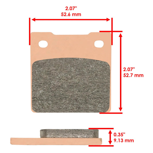 Brake Pads for Kawasaki ZR1200 ZRX1200R ZRX1200S 2001-2008 Front & Rear 