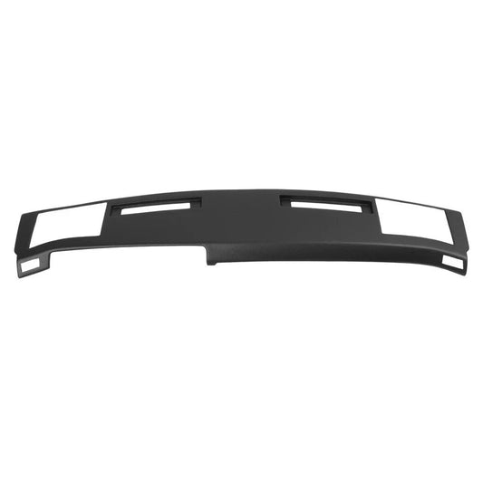 Black Dash Cover Cap w/Side Vents Cut Out For Chevy S10 Pickup GMC S15 1986-1993