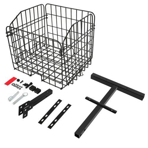 Folding Rear Basket For Most Mobility Scooters Power Chairs w/1" Hitch Receiver