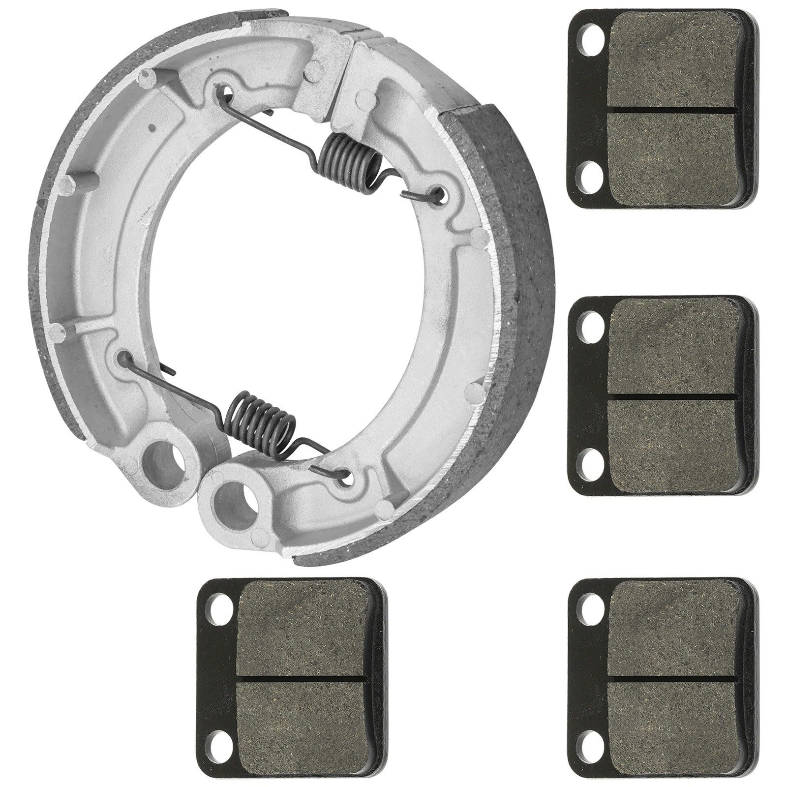 for Yamaha Bruin 350 YFM350 2X4 4X4 2004-2006 Front Brake Pads Rear Brake Shoes