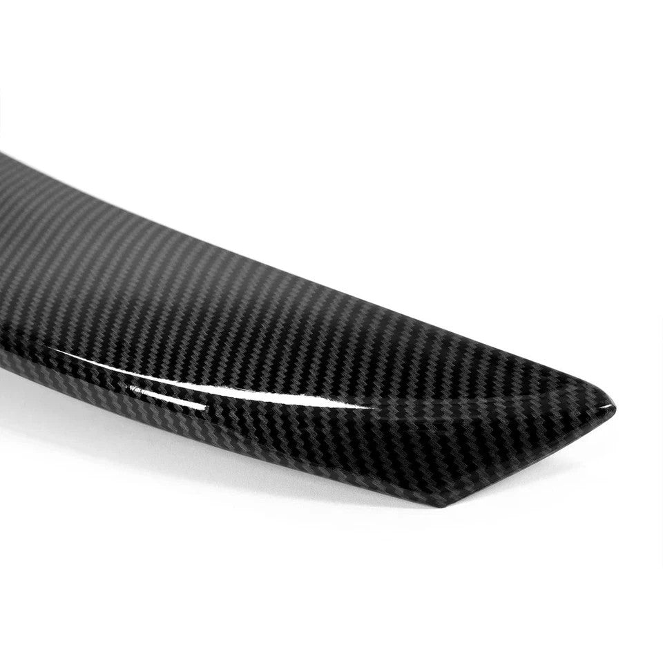 For Tesla Model 3 2017-2023 Rear Spoiler Trunk Lip Carbon Fiber Look Duck Tail