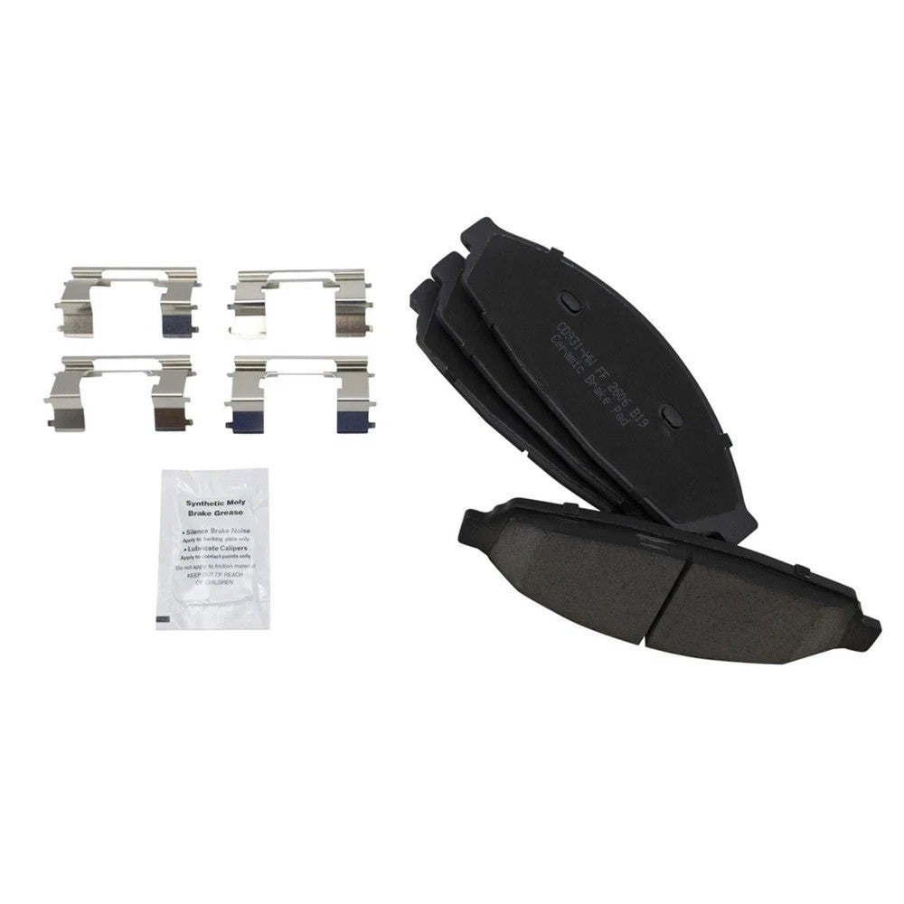 Front & Rear Premium Posi Ceramic Disc Brake Pad & Rotor Kit for Town Car