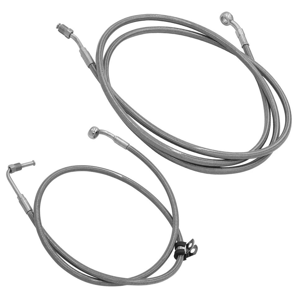 Rear Left & Right Brake Line For Polaris RZR Trail S 1000 16-21 / S4 1000 19-21