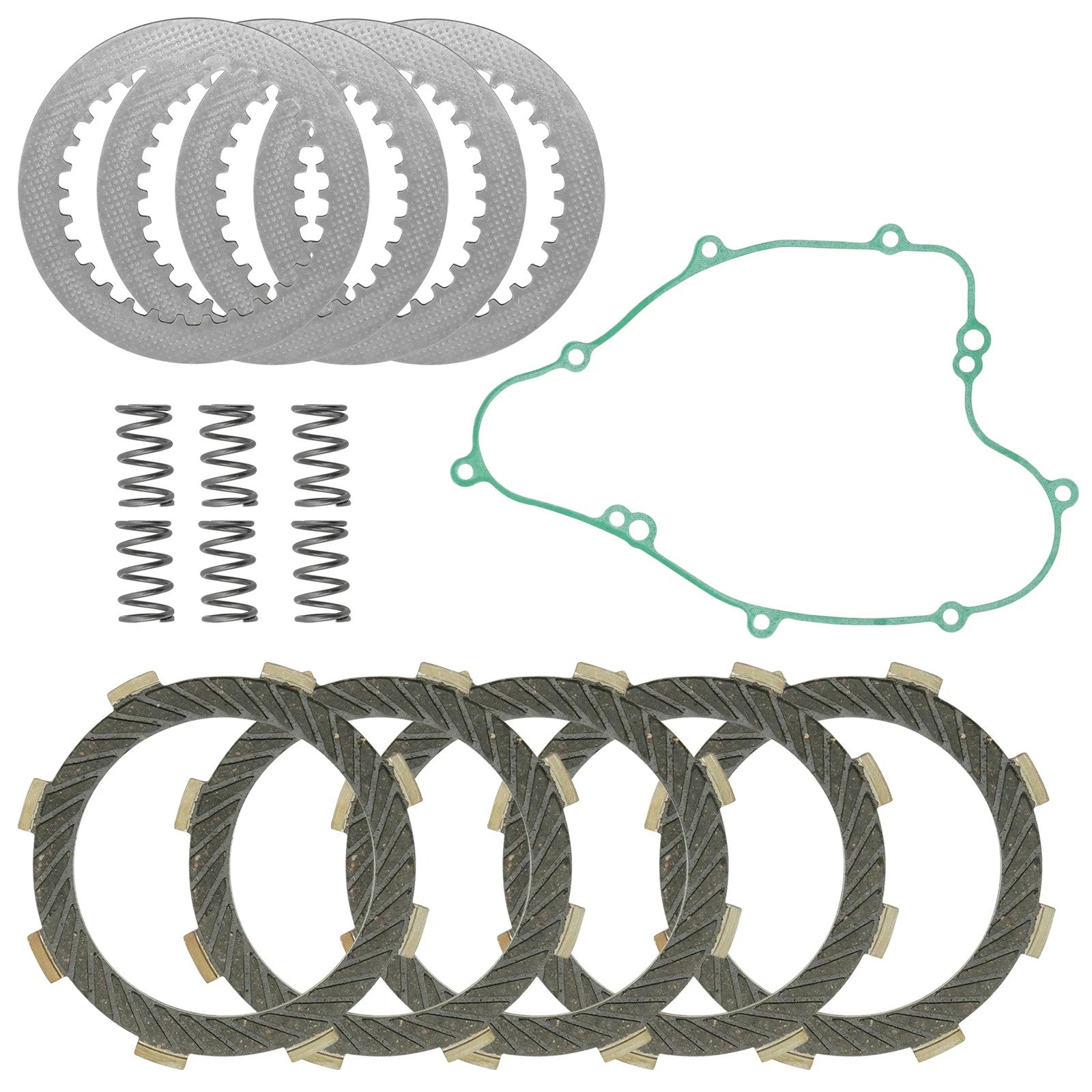 Clutch Friction Steel Plates & Springs Gasket Kit for Kawasaki KX65 2000 - 2024