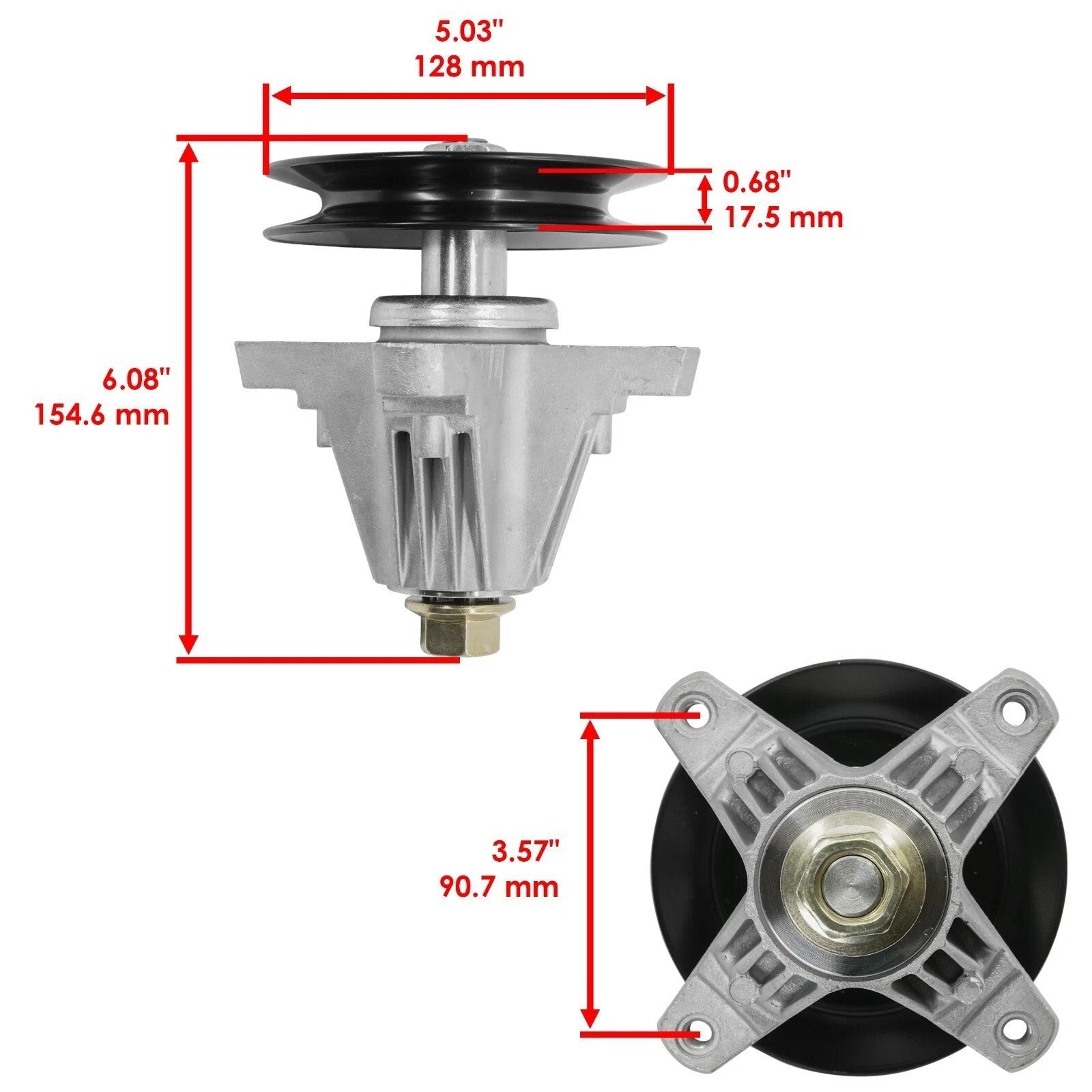 618-06981 918-069 Spindle Assembly For Cub Cadet MTD XT1-LT 50 CYT 5023 50" Deck