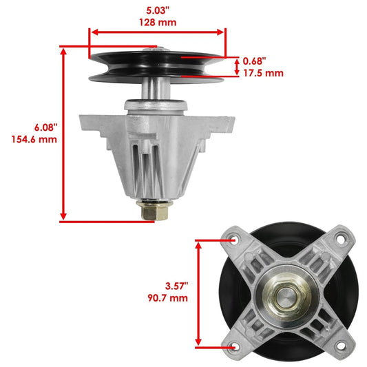 618-06981 918-069 Spindle Assembly For Cub Cadet MTD XT1-LT 50 CYT 5023 50" Deck