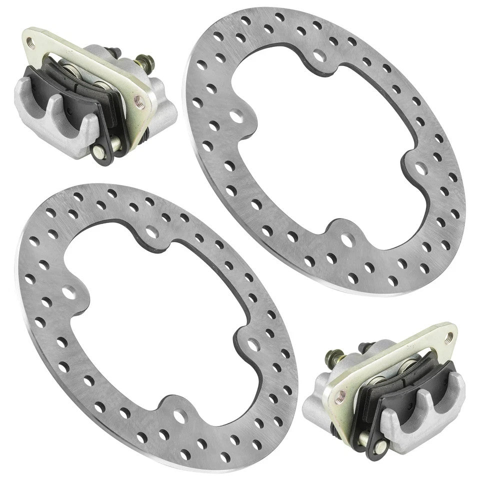 Front Left Right Brake Caliper w/ Disc for Polaris RZR S 800 / RZR 800 2010-2014