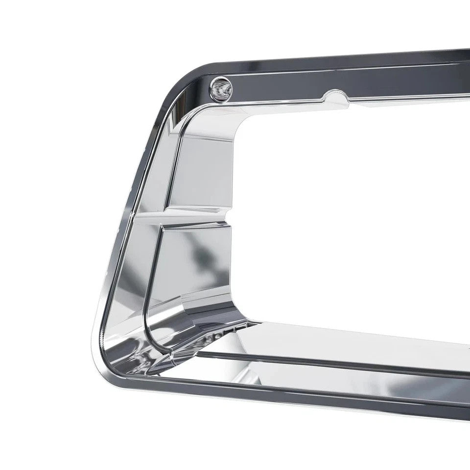 For Freightliner FLD120 Headlight Bezel W/ LED Turn Signal Light Corner Light