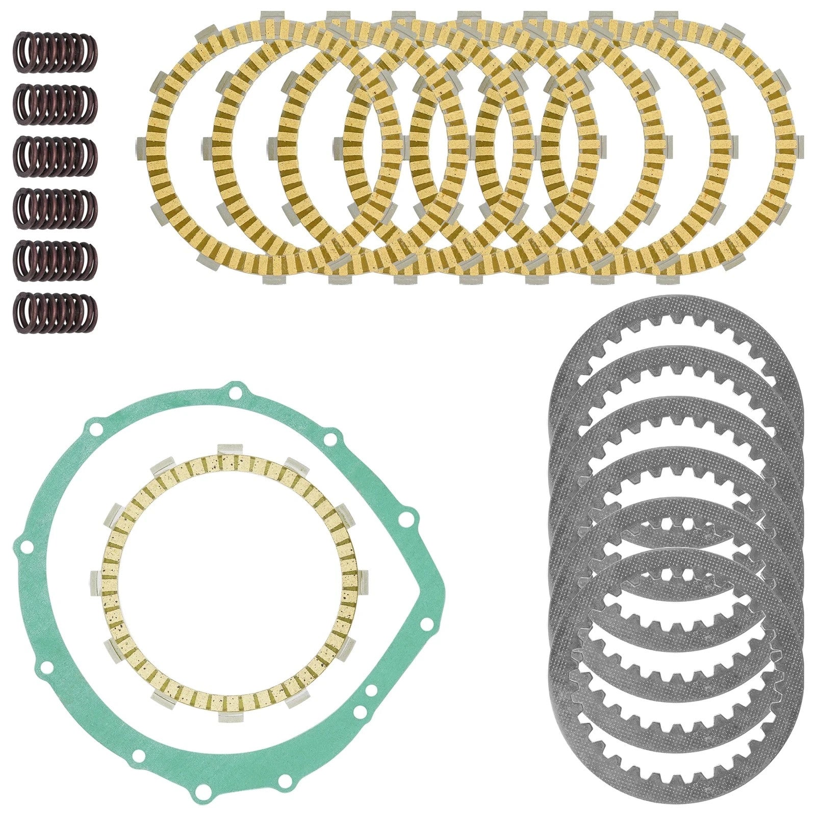 Clutch Friction Plates Gasket Springs Kit For Honda CB750F 750 Super Sport 79-82