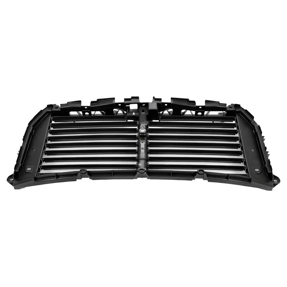 Front Upper Radiator Grille Air Shutter Assembly Black For Ford F-150 2015-2017