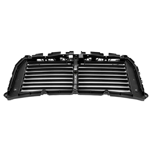 Front Upper Radiator Grille Air Shutter Assembly Black For Ford F-150 2015-2017