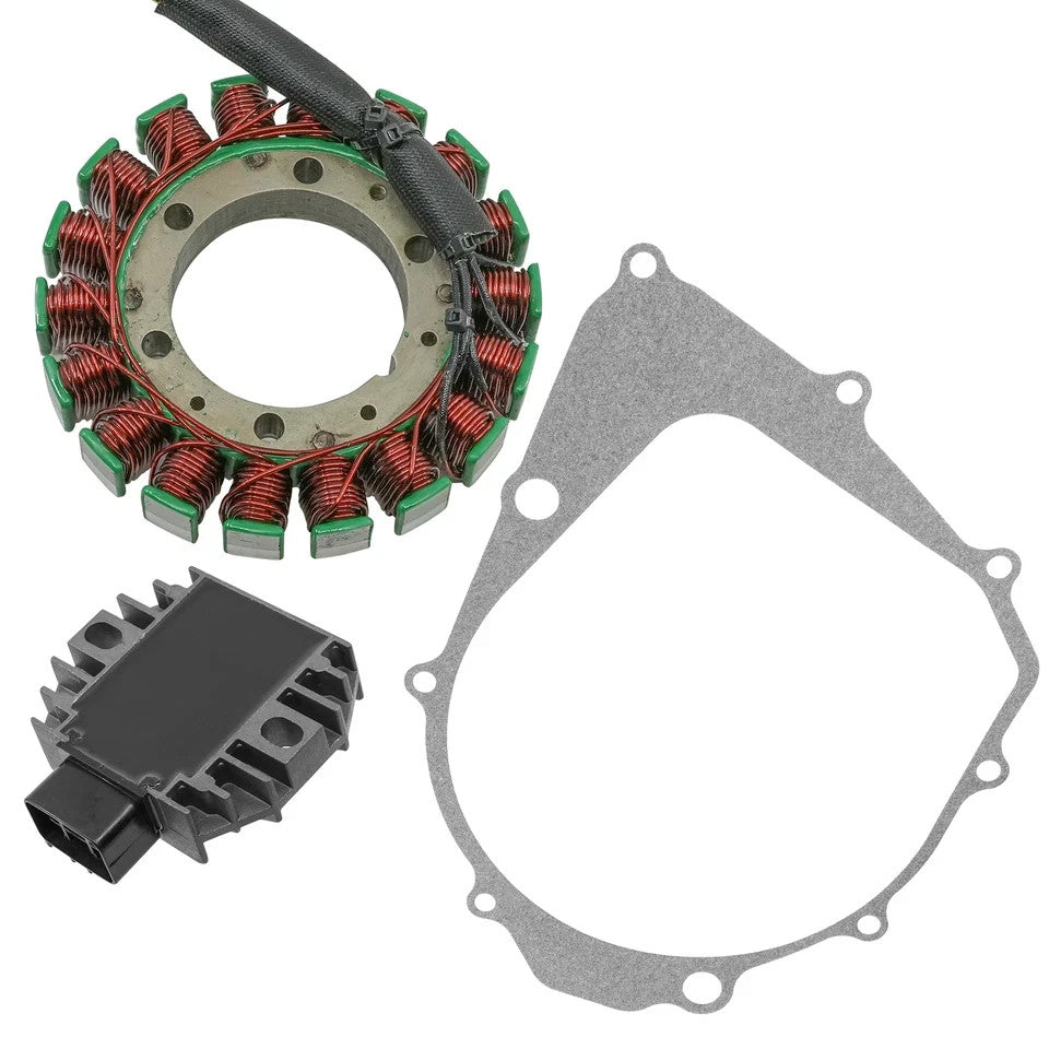 Stator And Regulator Rectifier W/Gasket for Yamaha YFM350R Raptor 350 2004-2013