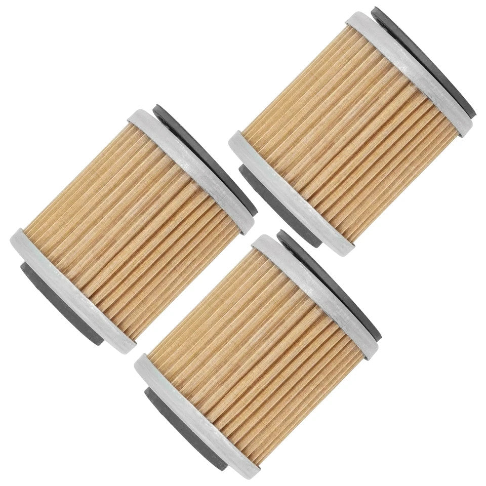 3 Pack Oil Filter for Yamaha Big Bear 346 350 384 YFM350FW 1986 1987 1988 89-99