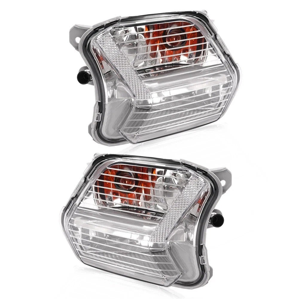 LH+RH Front Fog Lights Turn Signal Lamp With Bulb For Ford Escape Kuga 2017-2019