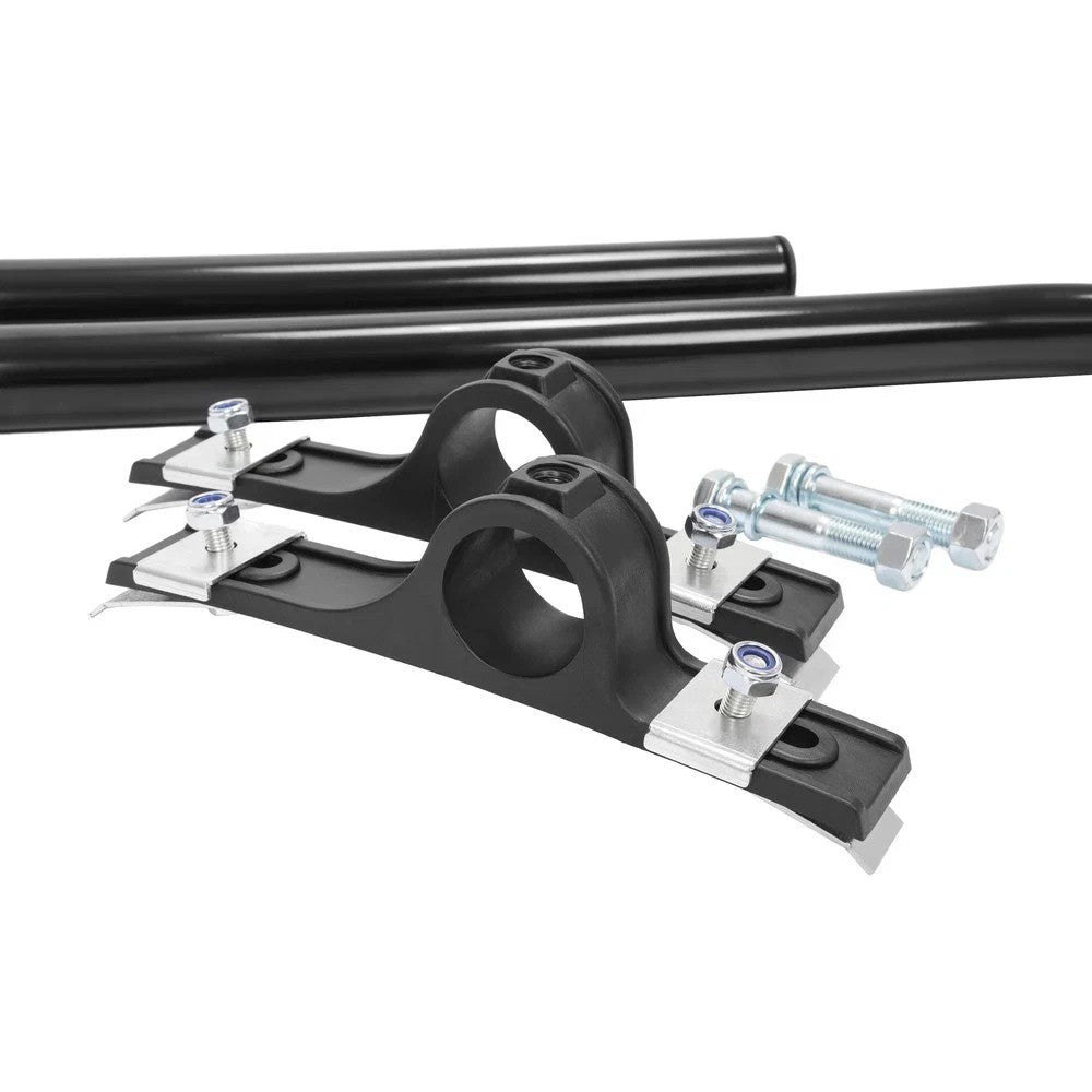 Black For Universal Powder Coated Galvanized Steel Poly Fender Mounting Kit