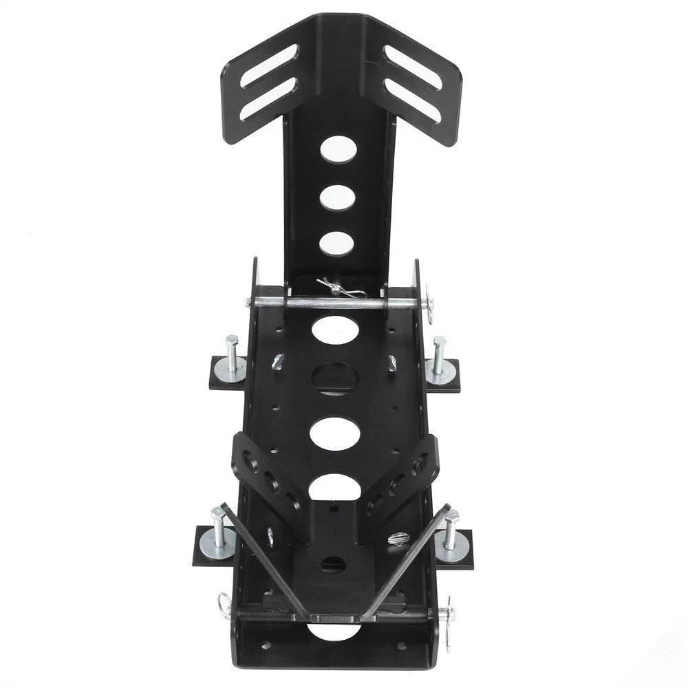 Motorcycle Front Rear Wheel Stop Chock Stand w/ Mounting Kit 3000lbs Tire Rack