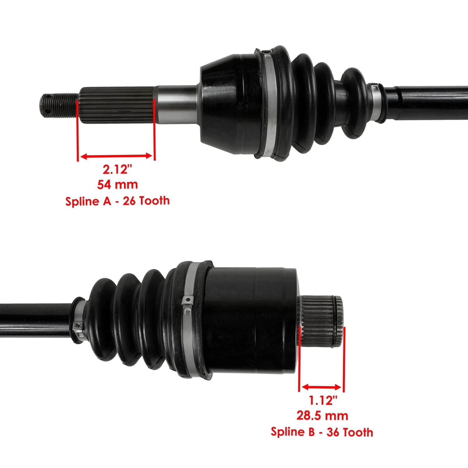 Rear Left & Right CV Joint Axles For Polaris Sportsman 400 4X4 HO 2011-2014