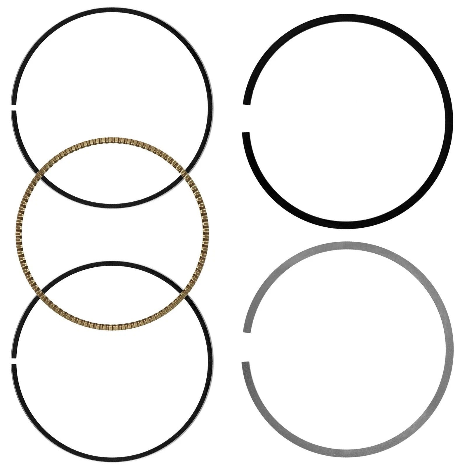 2x Piston Ring Set For Kawasaki Ninja 300 EX300 2013-2017 Motorcycle NEW