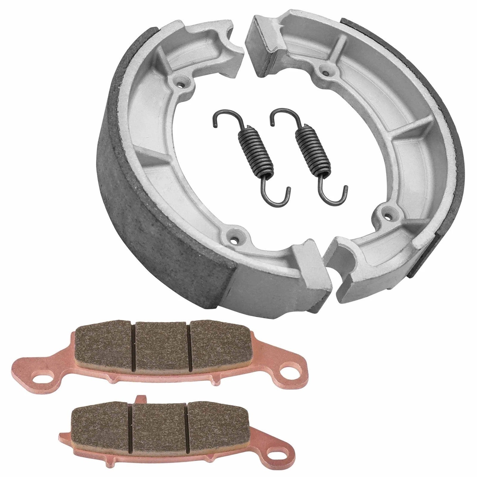 Front Brake Pads Rear Brake Shoes for Kawasaki Vulcan 800 Classic VN800B 1996-05