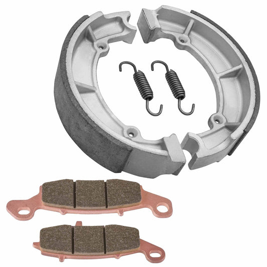 Front Brake Pads Rear Brake Shoes for Kawasaki Vulcan 800 Classic VN800B 1996-05