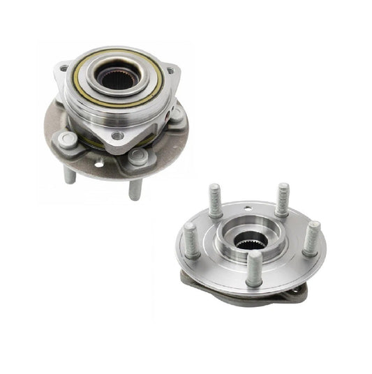 Front Wheel Hub Bearings Set For 2020-2023 Jeep Gladiator 2018-2023 Wrangler