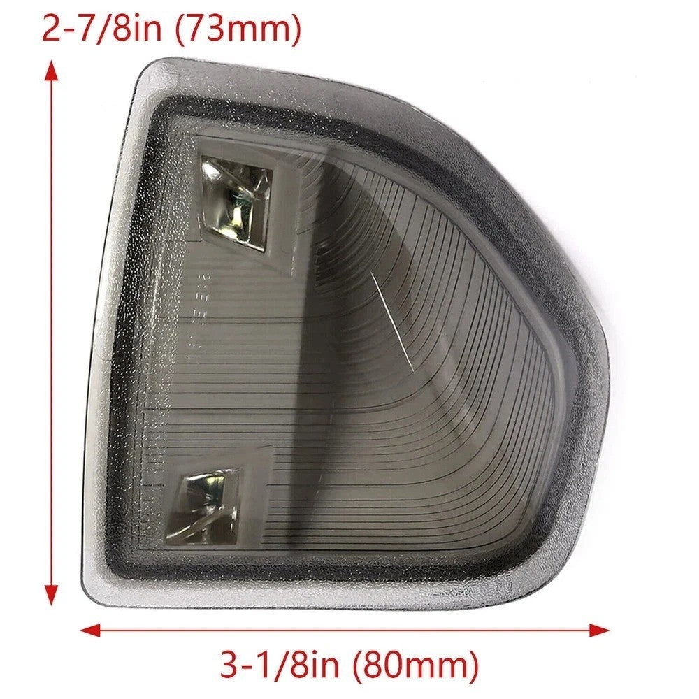 For Dodge Ram 1500 2500 3500 etc Smoked Amber LED Side Mirror Turn Signal Lights