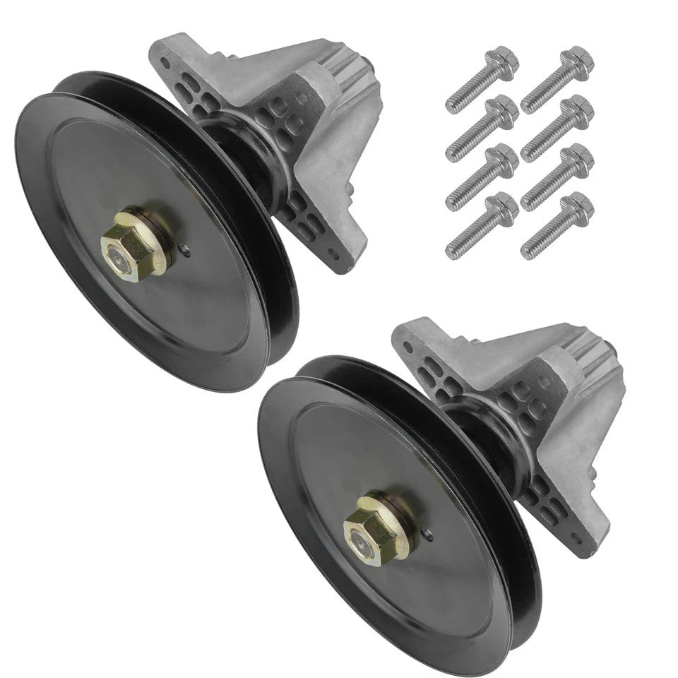 Caltric Spindle Assembly with Pulley Bolt For Cub Cadet RZT-L42 L46 S46 46"