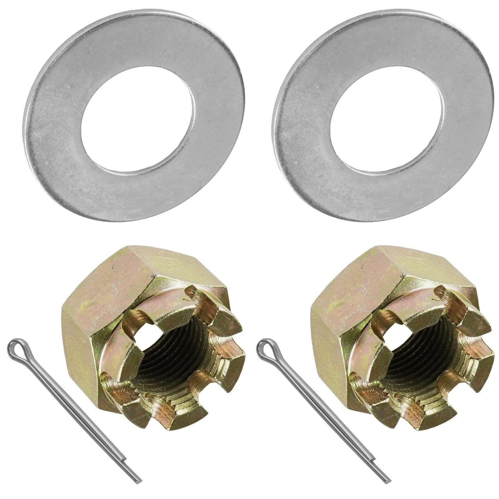 2x Clutch Washer & Rear Axle Nut for Polaris Trail Boss 350L 2x4 4x4 1990-1993