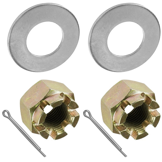2x Clutch Washer & Rear Axle Nut for Polaris Trail Boss 350L 2x4 4x4 1990-1993