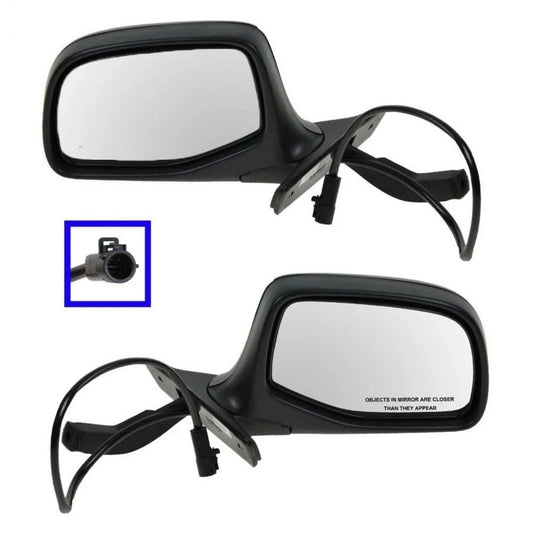 Power Side View Mirrors Left & Right Pair Set of 2 for 92-97 Ford F150 Lightning
