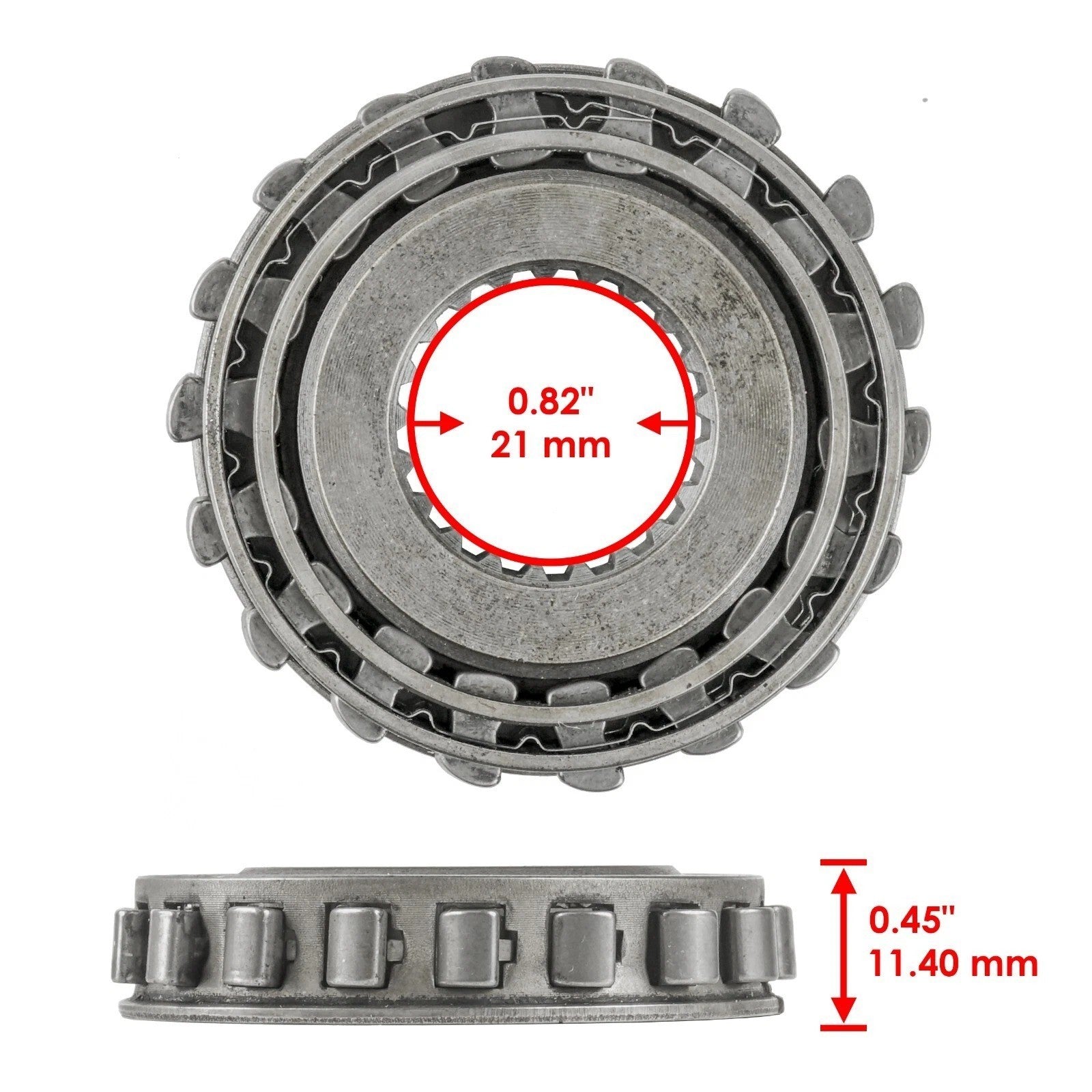 Clutch One Way Bearing w/ Drum Housing for Kawasaki Bayou 300 KLF300C 4x4 89-05