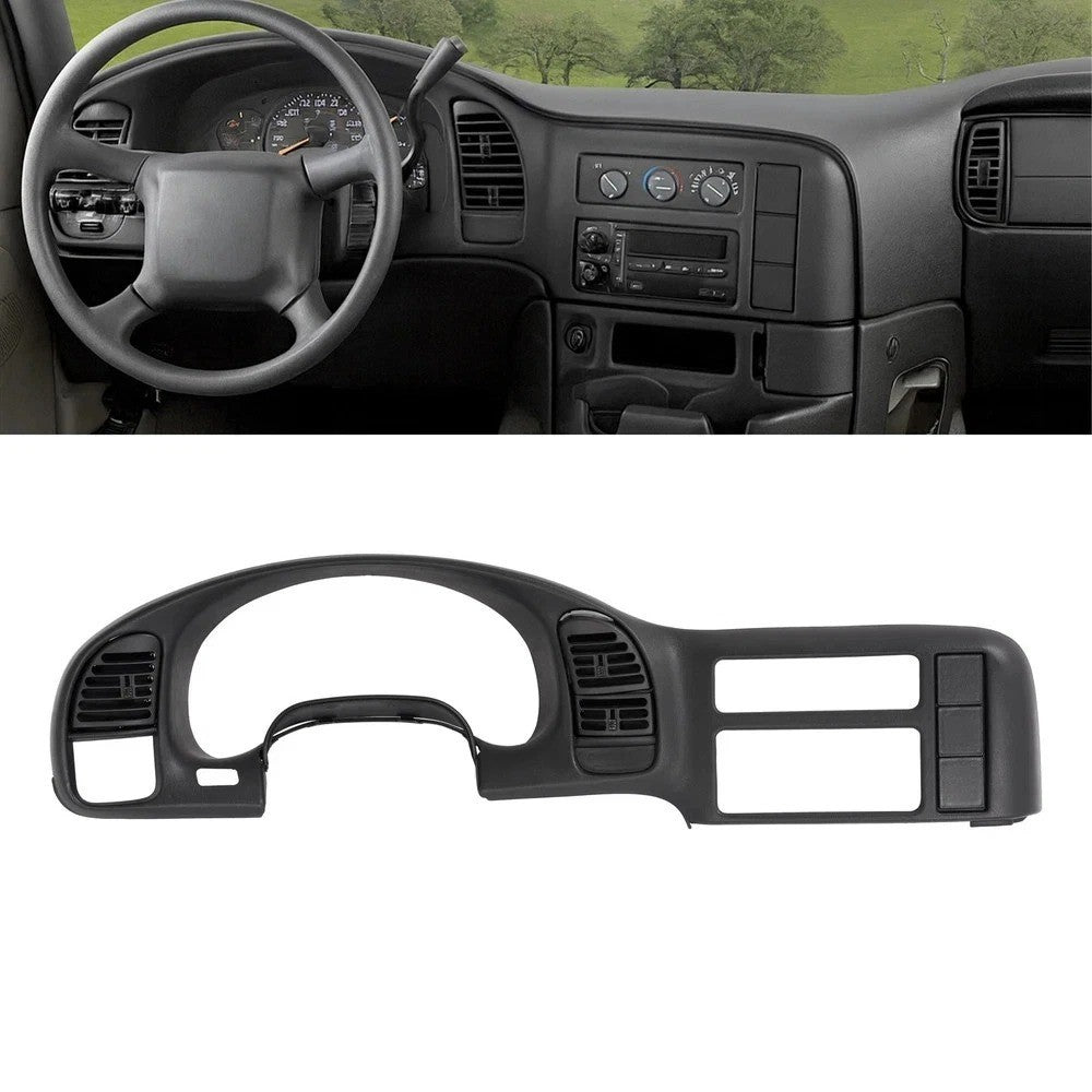 For Chevrolet Astro/ GMC Safari 1996-2005 Dashboard Radio Dash Panel Bezel Black